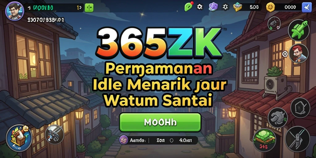 Tampilan menarik gameplay <strong>365ZK</strong> dengan mekanisme Idle yang mengasyikkan.