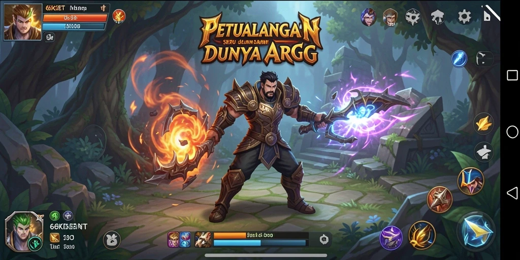 Screenshot menampilkan aksi seru dari gameplay ARPG 66KBET.