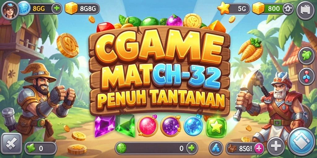 Gameplay seru dan penuh warna di 8G8G.