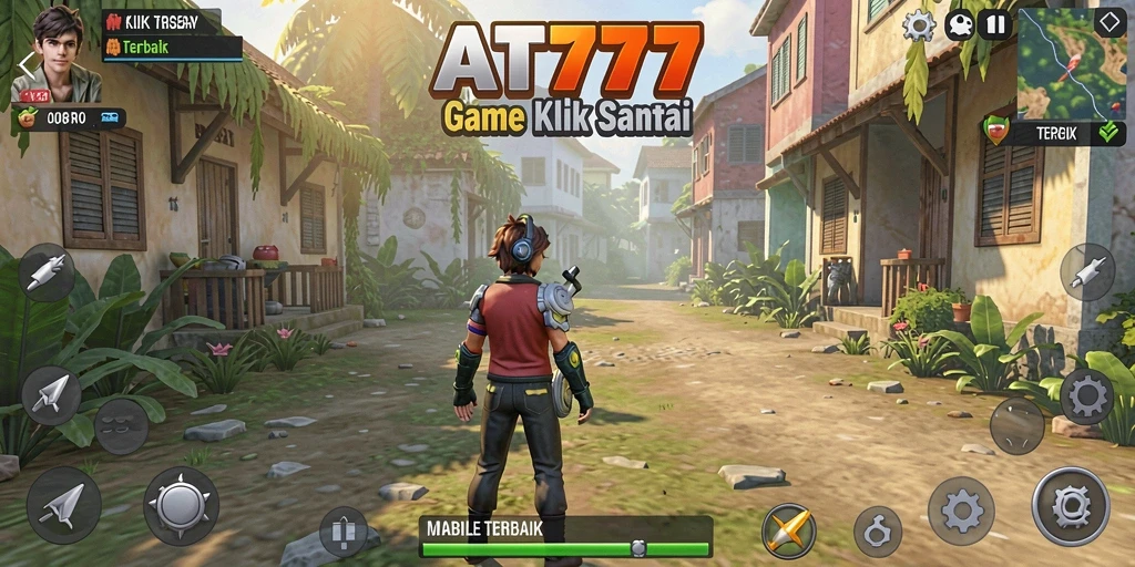 Tampilan gameplay santai dalam AT777 dengan elemen Idle.