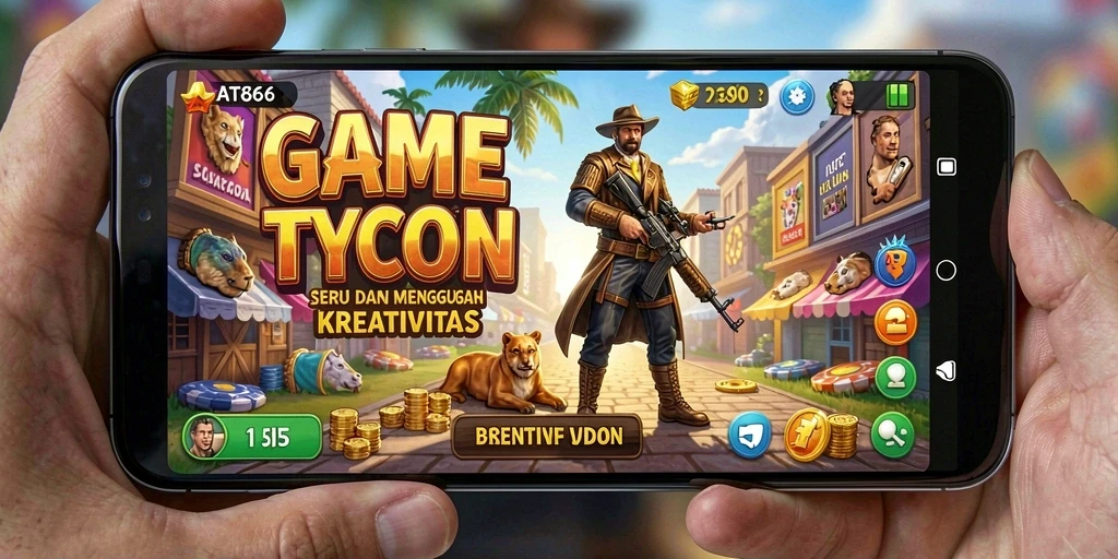 Gameplay Tycoon yang seru dan penuh strategi di AT866.