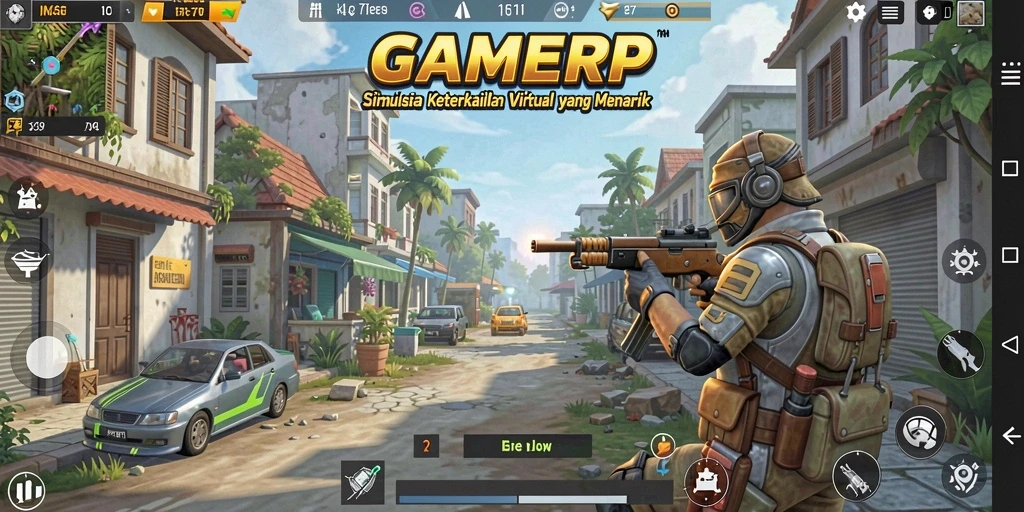 Tampilan menarik dari gameplay simulasi GAMERP yang mengasyikkan.