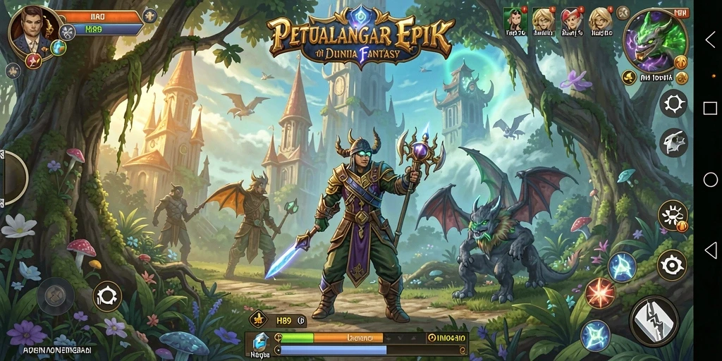 Tampilan menarik dari gameplay H89 yang penuh aksi petualangan.