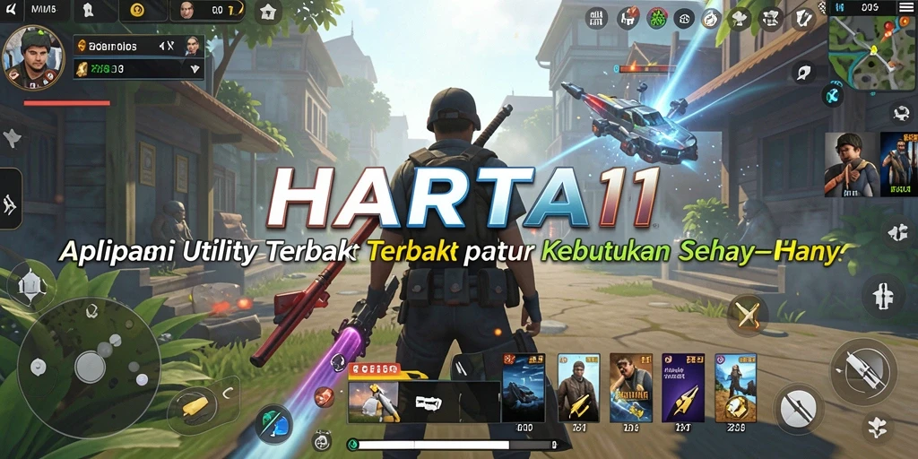 Tampilan antarmuka HARTA11 yang modern dan fungsional.
