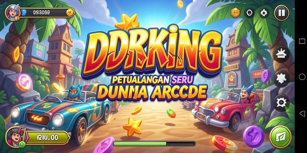 Gambaran gameplay seru dari IDRKING dengan berbagai rintangan.