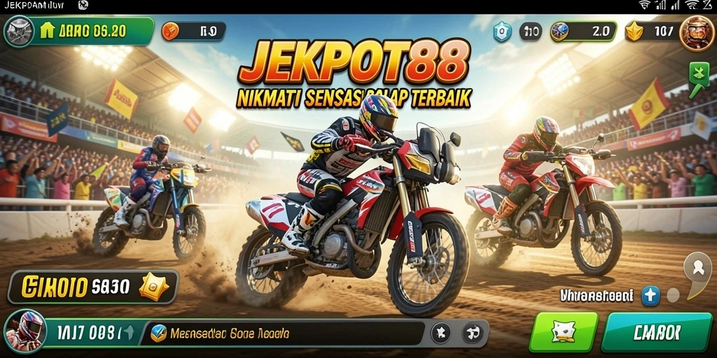 Tampilan utama gameplay JEKPOT88 yang intens dan mendebarkan.