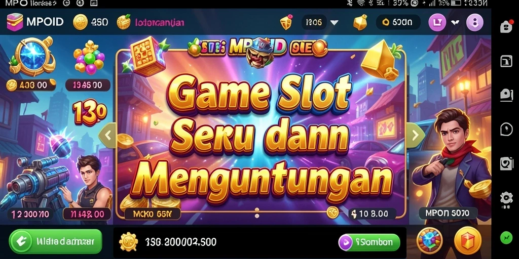 Screenshot MPOID menampilkan gameplay Slot yang mendebarkan dan menarik.