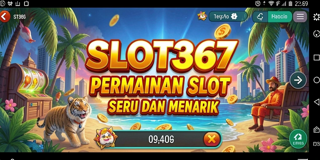 Tampilan gameplay slot yang penuh warna dan menarik