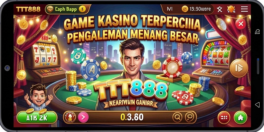 Screenshot TTT888 menampilkan permainan Kasino yang menarik dan interaktif.