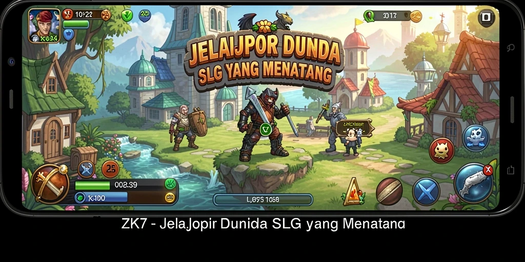 Tampilan gameplay ZK7 yang penuh strategi dan interaksi.